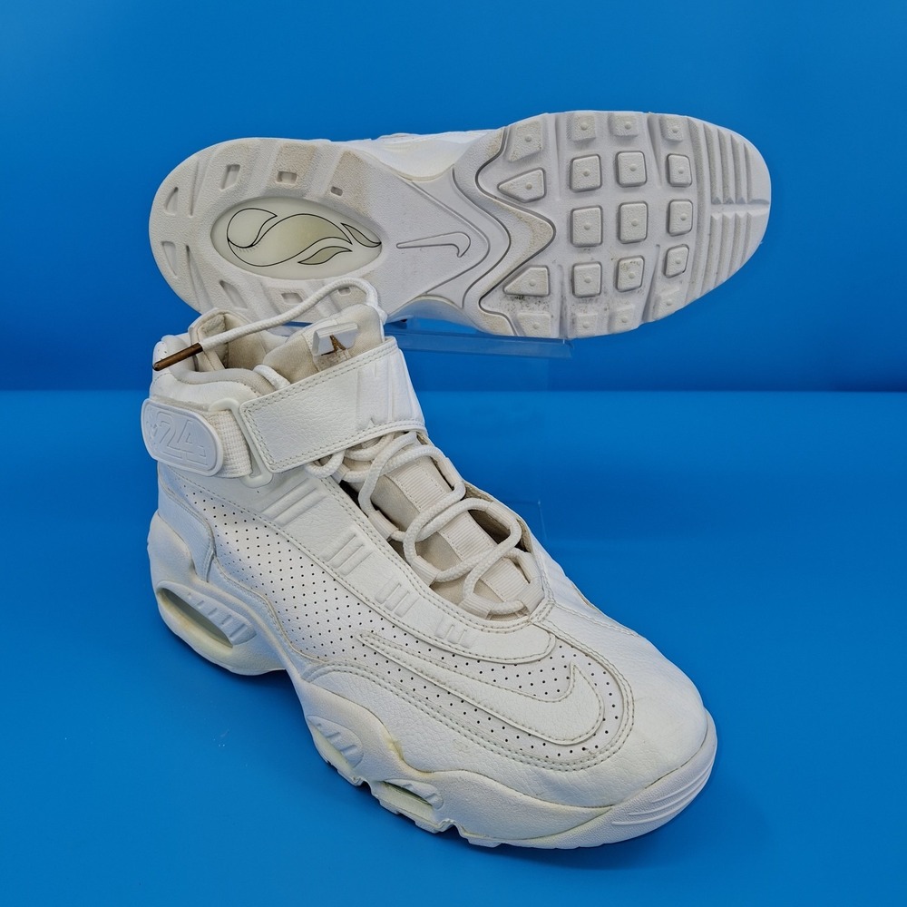 Nike Air Griffey Max 1 "InductKid" Triple White (354912-107) Size 10.5 OG All